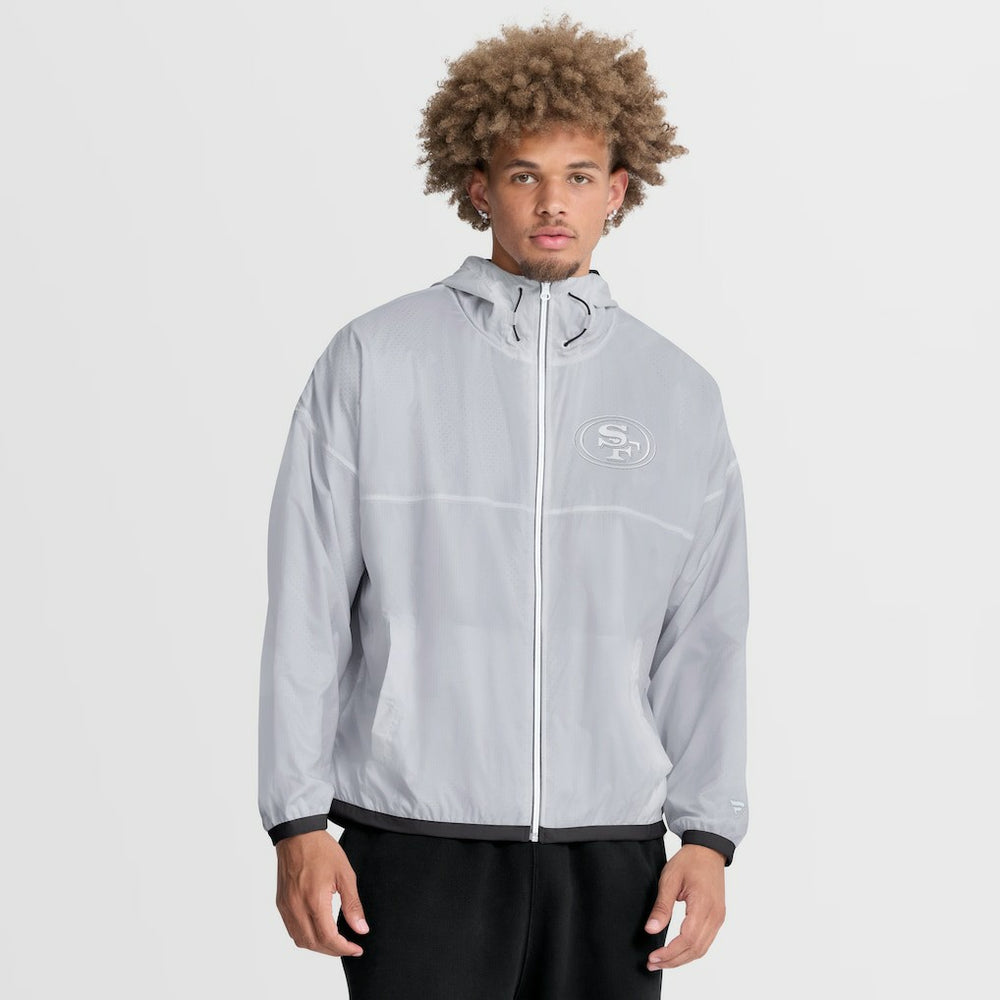 San Francisco 49ers Type Play Down Full-Zip Jacket White | Fanatics