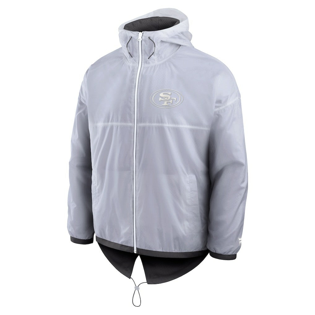 San Francisco 49ers Type Play Down Full-Zip Jacket White | Fanatics