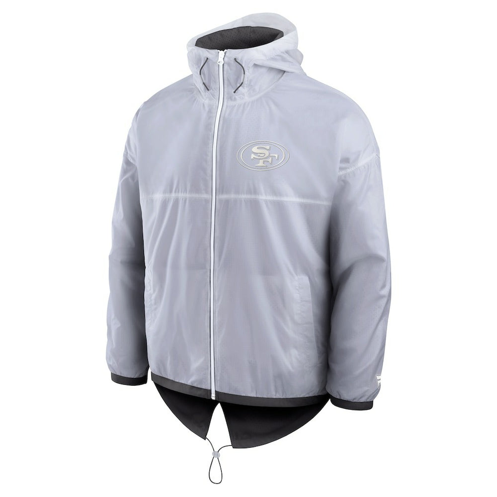 San Francisco 49ers Type Play Down Full-Zip Jacket White | Fanatics