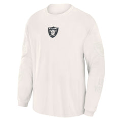 Las Vegas Raiders Oversized Type Play Long Sleeve T-Shirt Gray | Fanatics