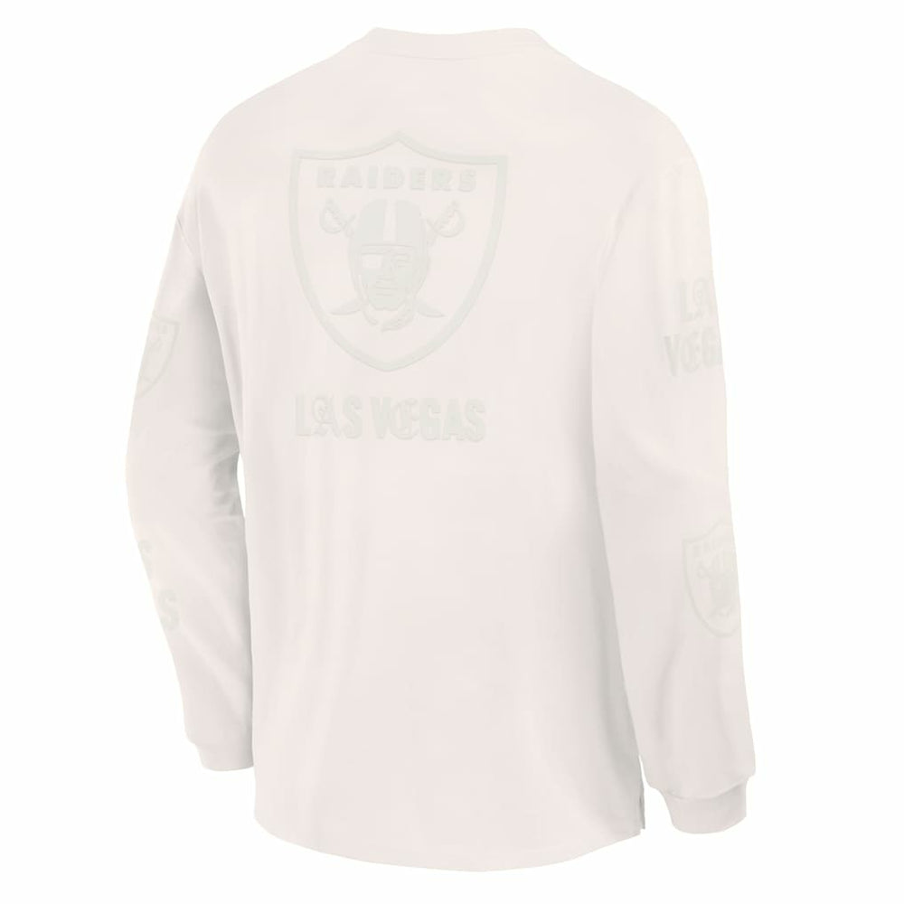 Las Vegas Raiders Oversized Type Play Long Sleeve T-Shirt Gray | Fanatics