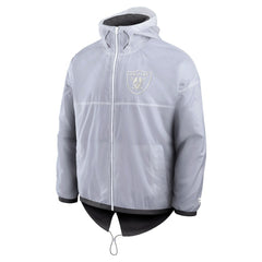 Las Vegas Raiders Type Play Down Full-Zip Jacket White | Fanatics