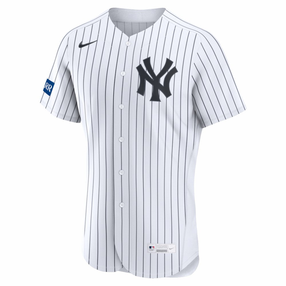 New York Yankees Nike Home Sponsor Patch Authentic Jersey - MLB