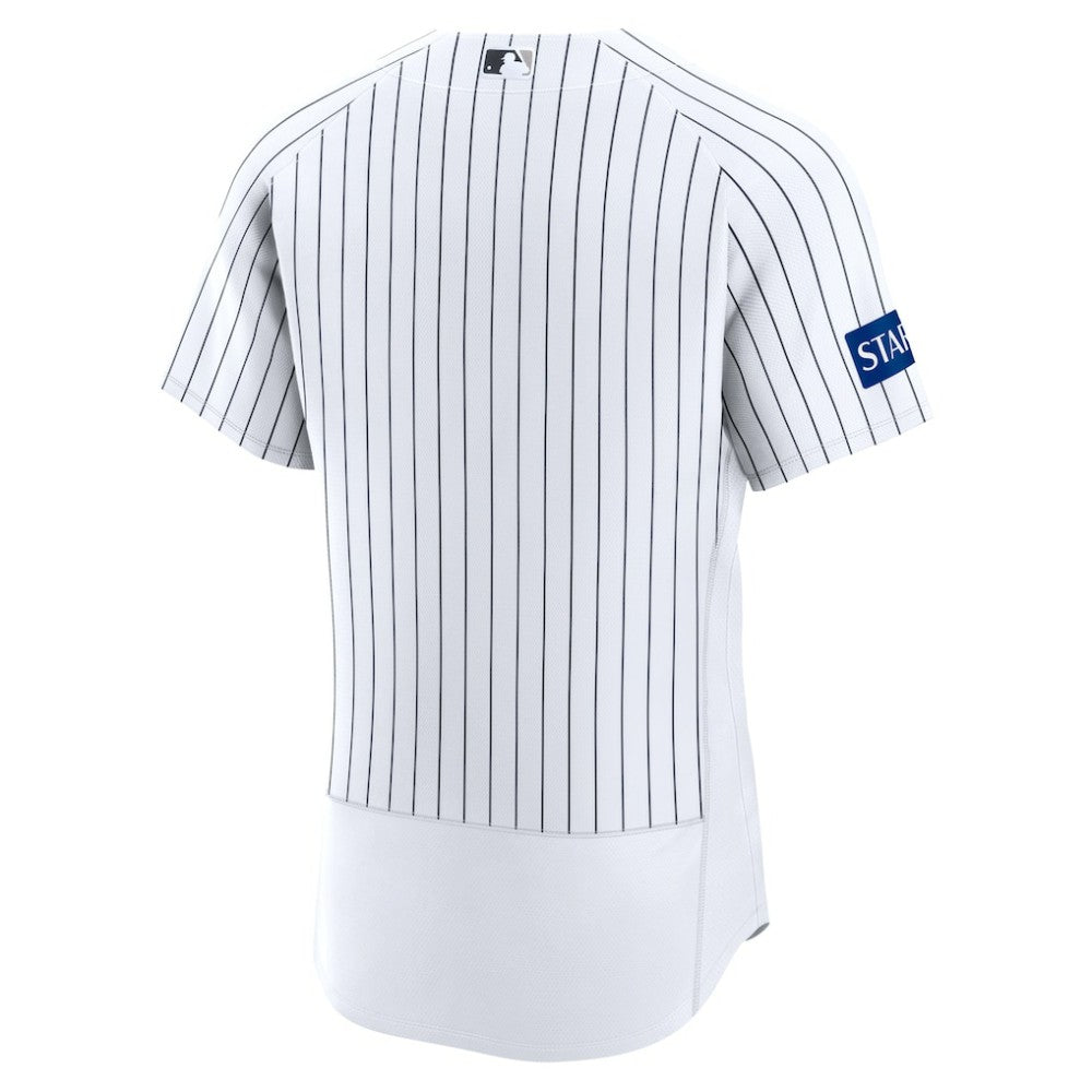 New York Yankees Nike Home Sponsor Patch Authentic Jersey - MLB