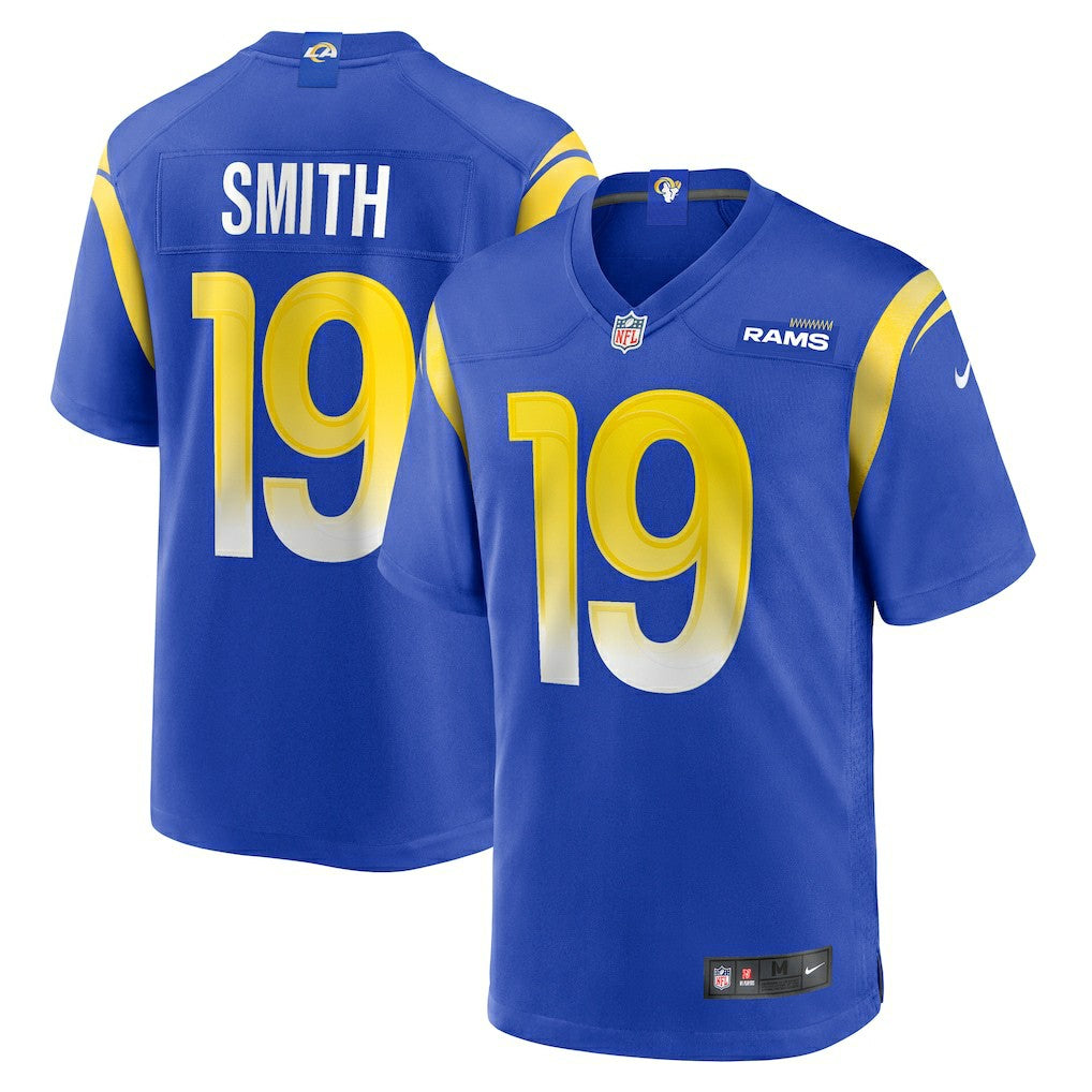 Xavier Smith Los Angeles Rams Home Game Jersey Royal | Nike for Sale