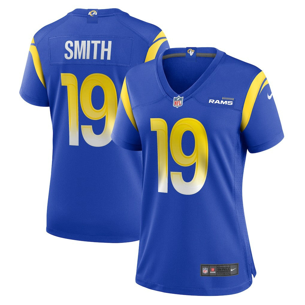 Xavier Smith Los Angeles Rams Women's Home Game Jersey Royal | Nike for Sale