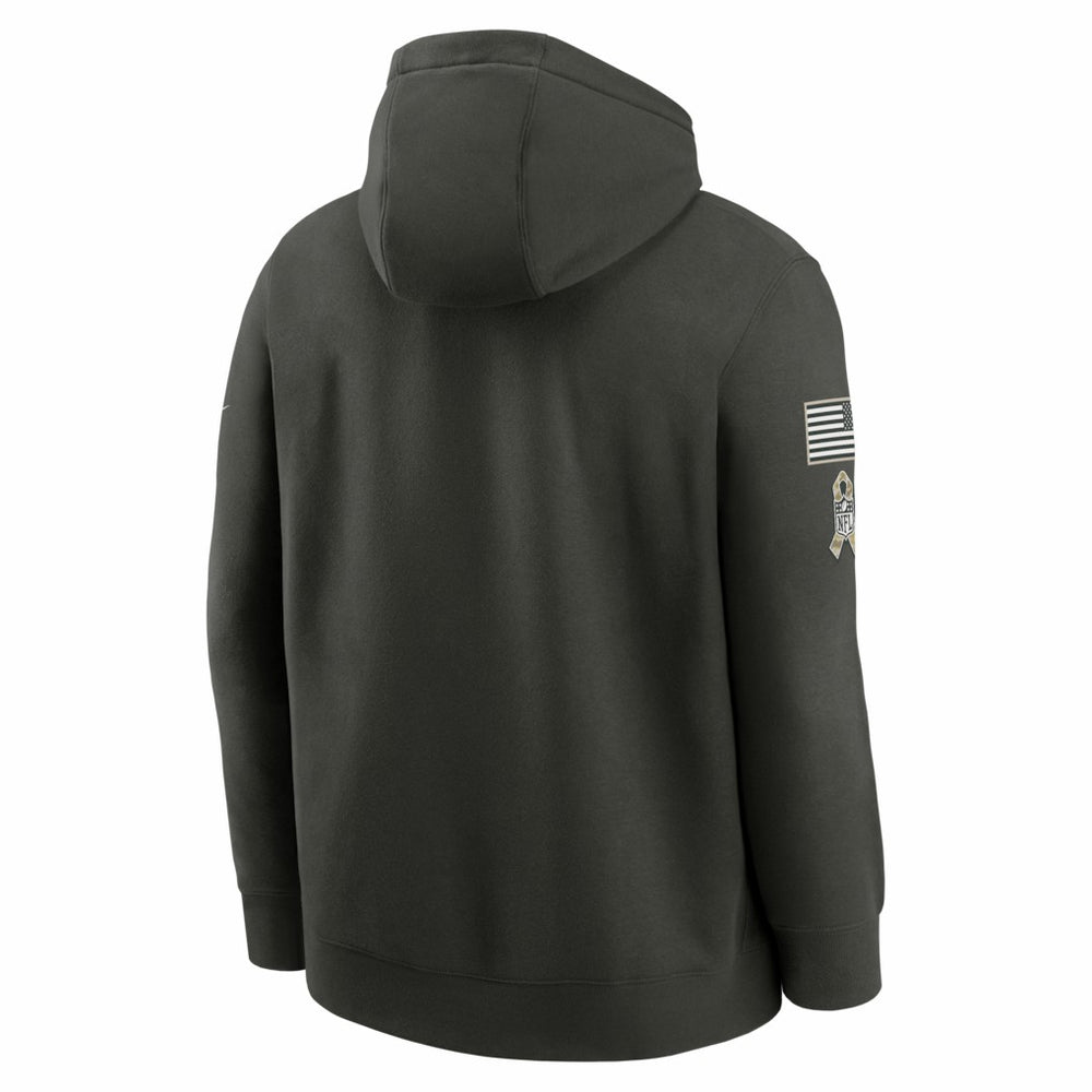 Indianapolis Colts Salute To Service Club Fleece Hoodie Olive | Nike for Sale
