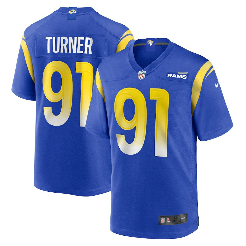 Kobie Turner Los Angeles Rams Home Game Jersey Royal | Nike for Sale