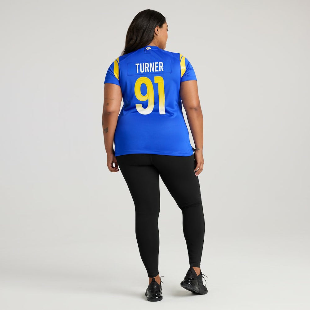 Kobie Turner Los Angeles Rams Women's Home Game Jersey Royal | Nike for Sale