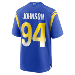 Desjuan Johnson Los Angeles Rams Home Game Jersey Royal | Nike for Sale