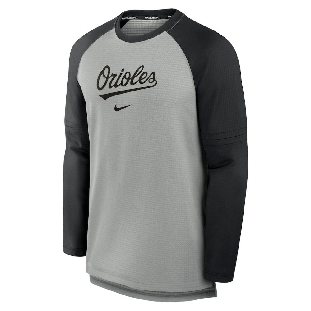 Baltimore Orioles Nike Authentic Collection Game Time Raglan Performance Long Sleeve T-Shirt - MLB