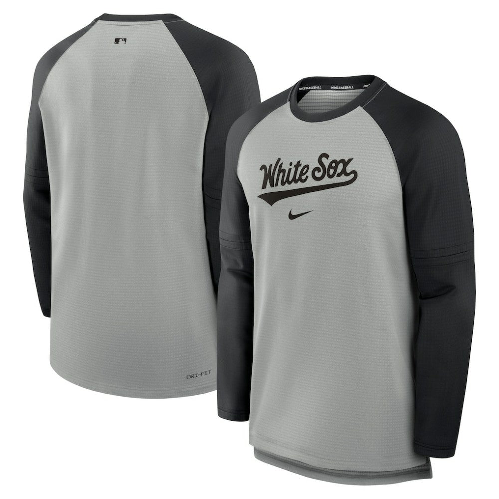 Chicago White Sox Nike Authentic Collection Game Time Raglan Performance Long Sleeve T-Shirt - MLB