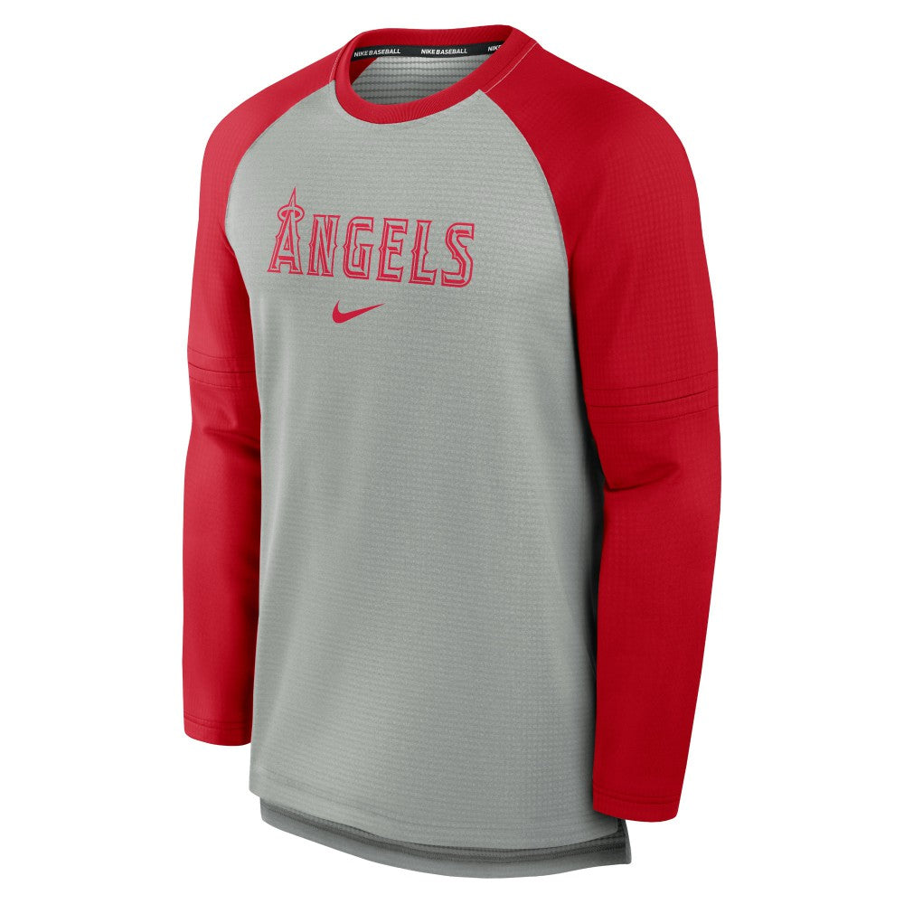 Los Angeles Angels Nike Authentic Collection Game Time Raglan Performance Long Sleeve T-Shirt - MLB