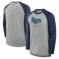 Tampa Bay Rays Nike Authentic Collection Game Time Raglan Performance Long Sleeve T-Shirt - MLB