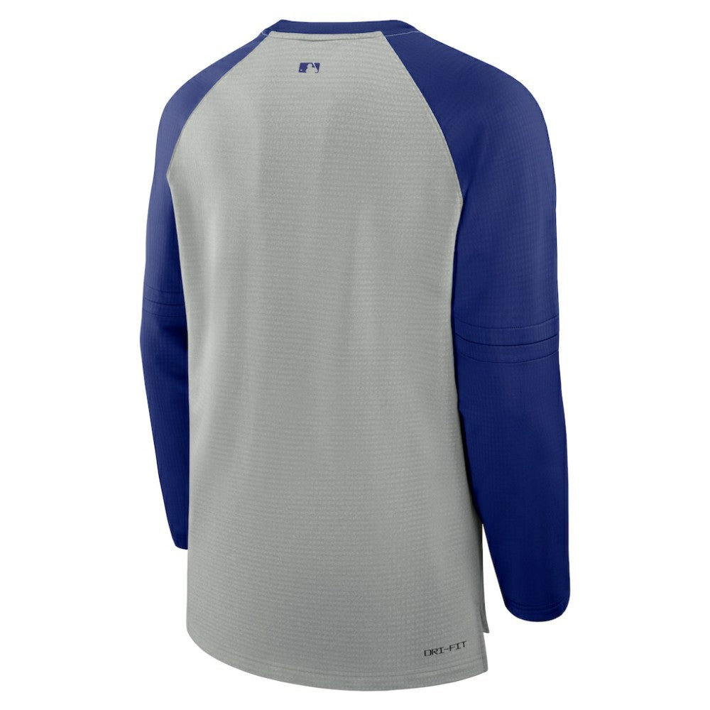 Texas Rangers Nike Authentic Collection Game Time Raglan Performance Long Sleeve T-Shirt - MLB