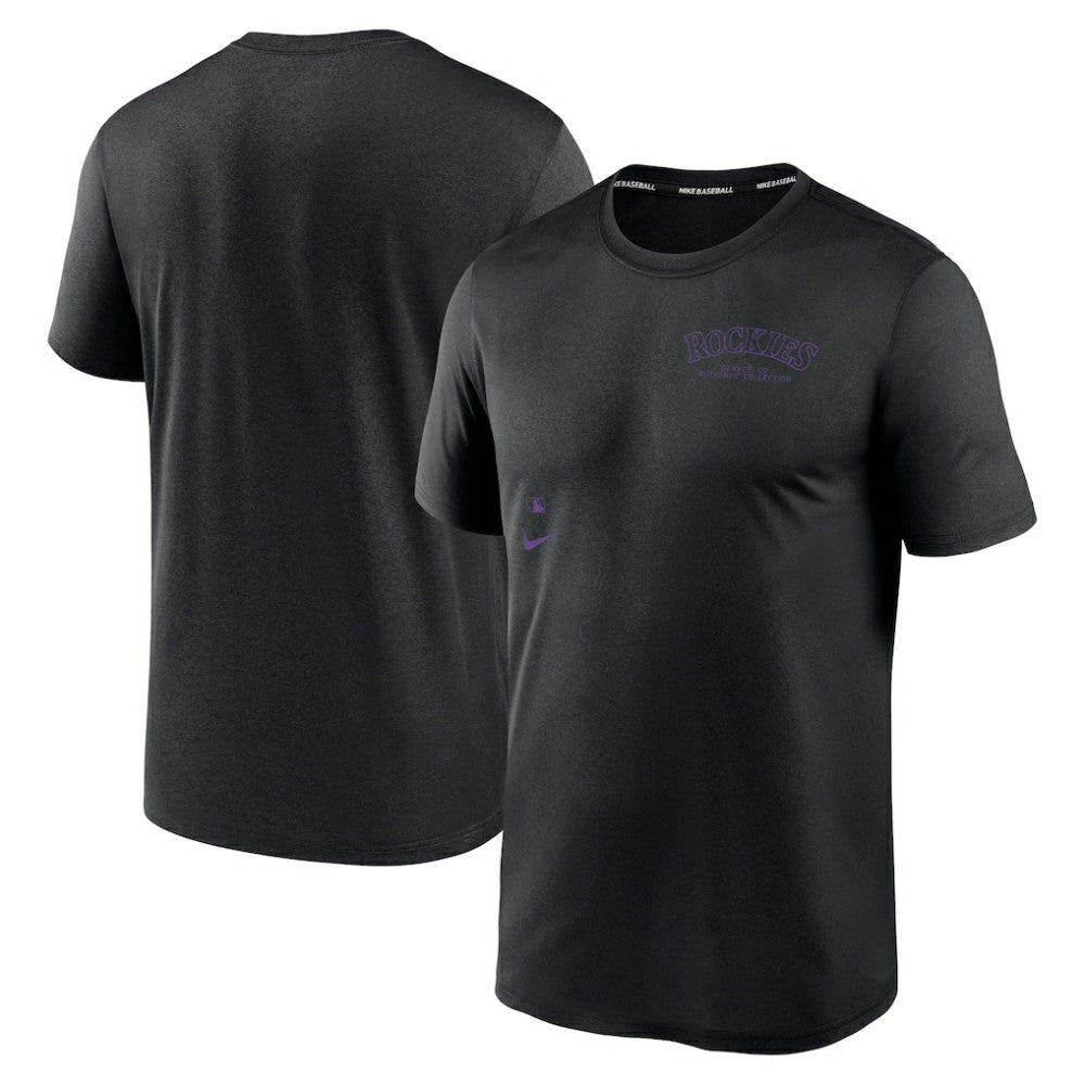 Colorado Rockies Nike Authentic Collection Early Work Tri-Blend Performance T-Shirt - MLB