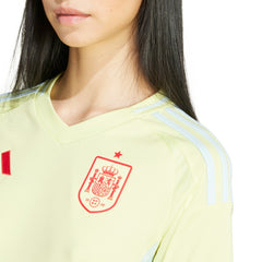 Spain National Team Women's 2024 Away Replica Jersey Yellow | Adidas