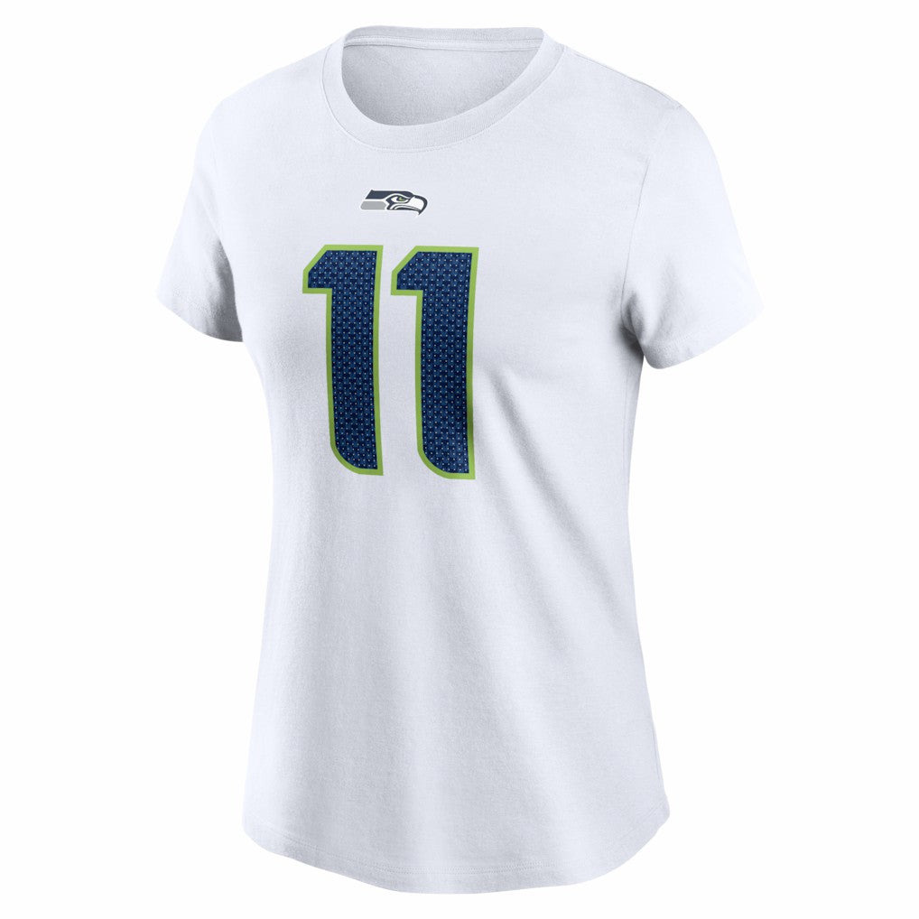 Jaxon Smith-Njigba Seattle Seahawks Women's Player Name & Number T-Shirt White | Nike for Sale