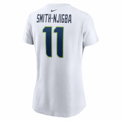 Jaxon Smith-Njigba Seattle Seahawks Women's Player Name & Number T-Shirt White | Nike for Sale