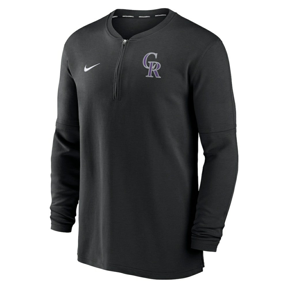 Colorado Rockies Nike Authentic Collection Game Time Performance Quarter-Zip Top - MLB