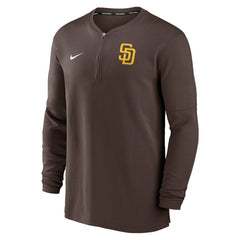 San Diego Padres Nike Authentic Collection Game Time Performance Quarter-Zip Top - MLB