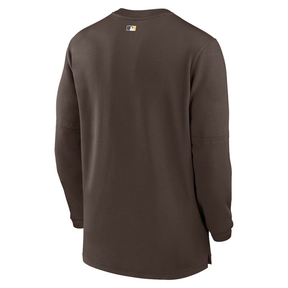 San Diego Padres Nike Authentic Collection Game Time Performance Quarter-Zip Top - MLB