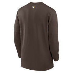 San Diego Padres Nike Authentic Collection Game Time Performance Quarter-Zip Top - MLB