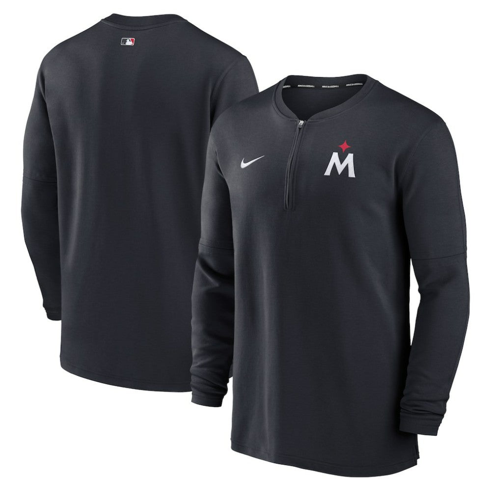 Minnesota Twins Nike Authentic Collection Game Time Performance Quarter-Zip Top - MLB