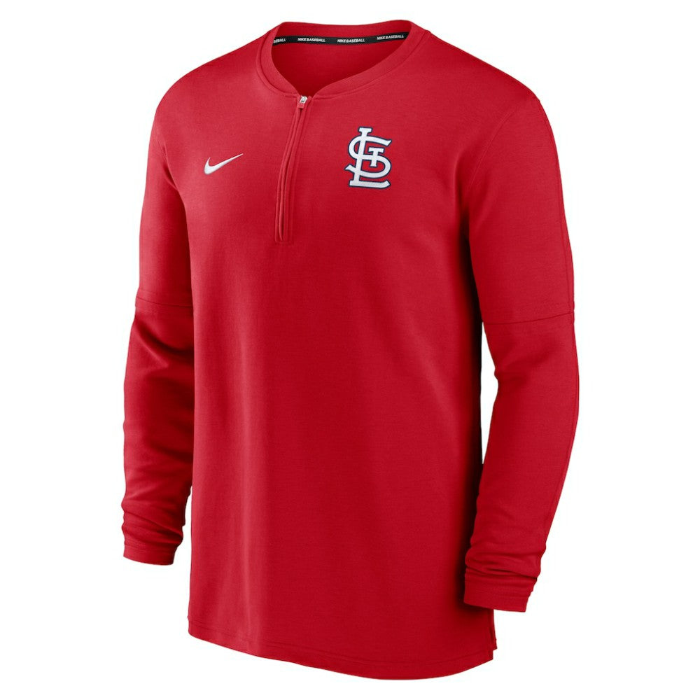 St. Louis Cardinals Nike Authentic Collection Game Time Performance Quarter-Zip Top - MLB