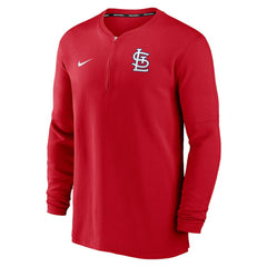 St. Louis Cardinals Nike Authentic Collection Game Time Performance Quarter-Zip Top - MLB