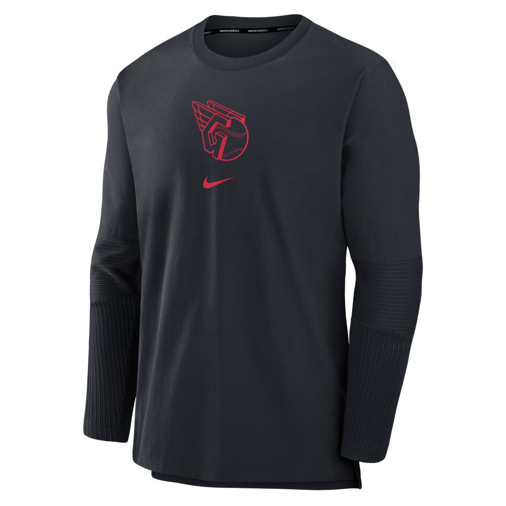 Cleveland Guardians Nike Authentic Collection Player Dri-FIT Lightweight Pullover - MLB