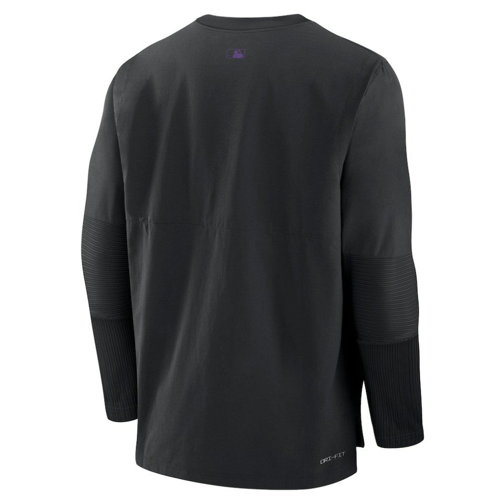 Colorado Rockies Nike Authentic Collection Player Dri-FIT Lightweight Pullover - MLB