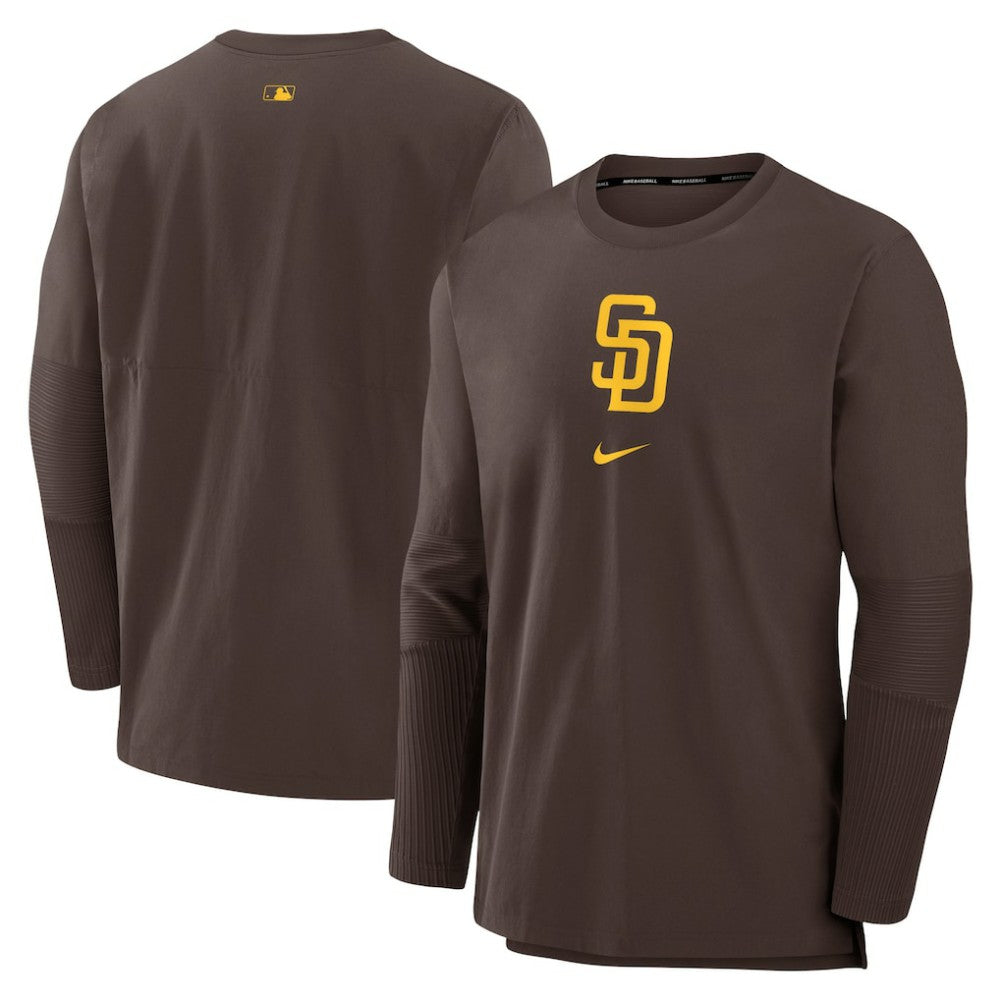 San Diego Padres Nike Authentic Collection Player Dri-FIT Lightweight Pullover - MLB
