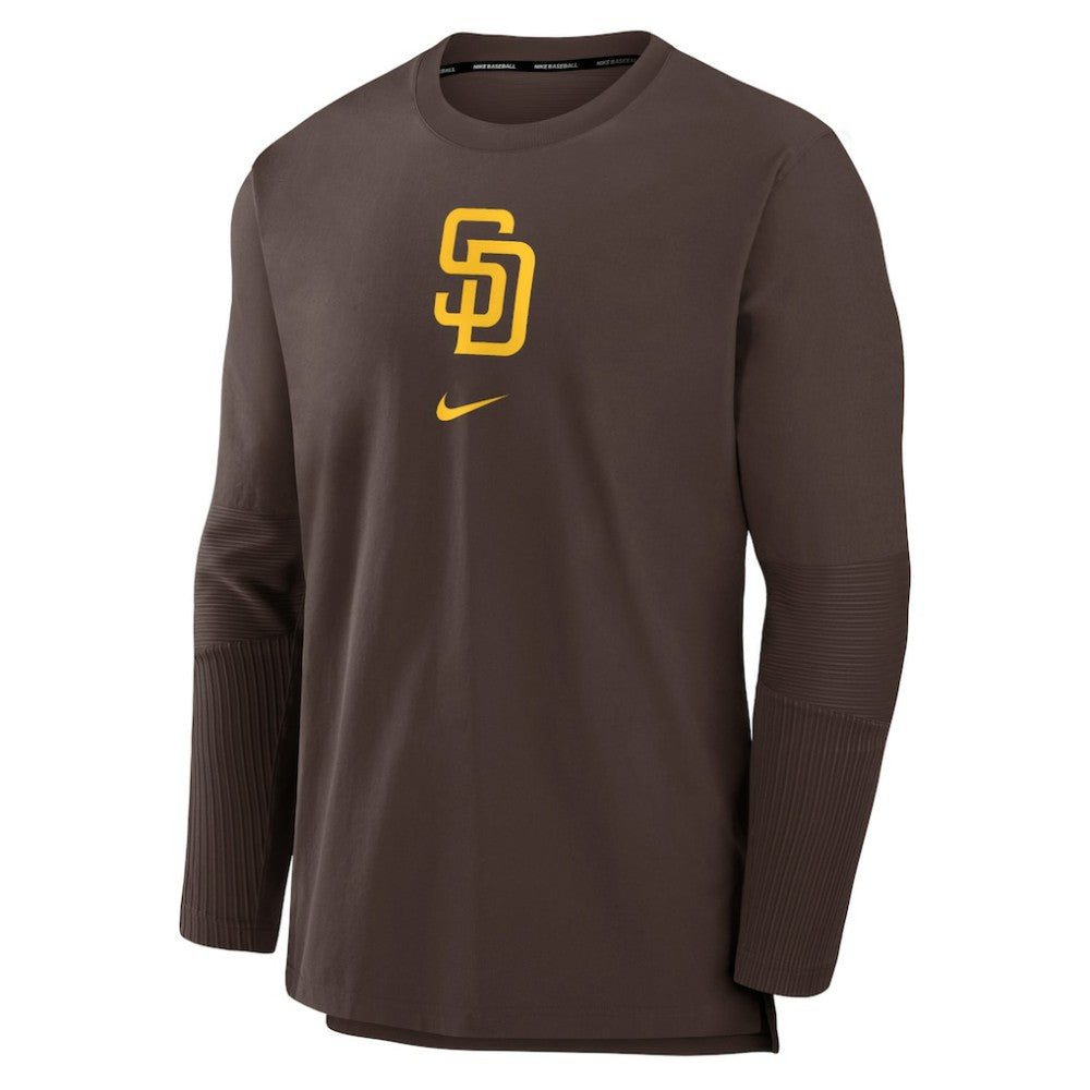 San Diego Padres Nike Authentic Collection Player Dri-FIT Lightweight Pullover - MLB