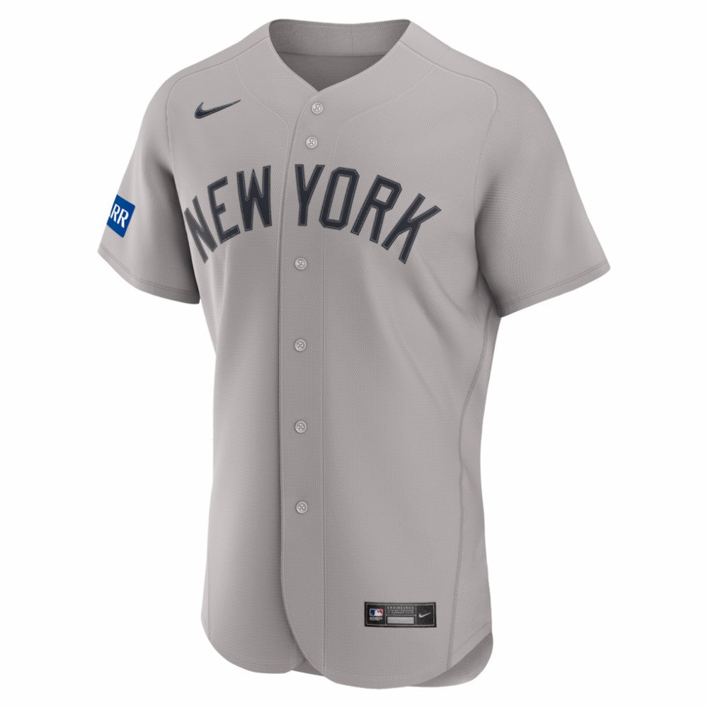 New York Yankees Nike Road Sponsor Patch Authentic Jersey - MLB