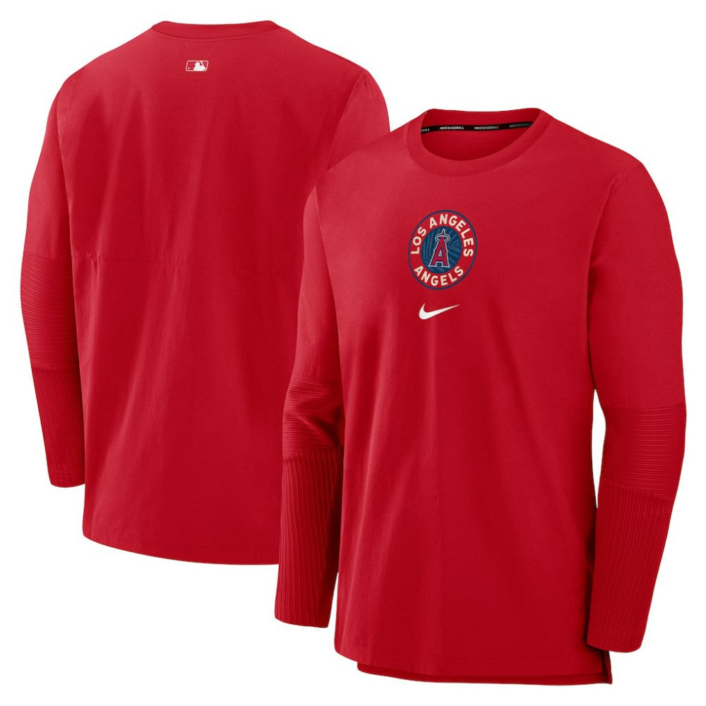 Los Angeles Angels Nike Authentic Collection Player Dri-FIT Lightweight Pullover - MLB