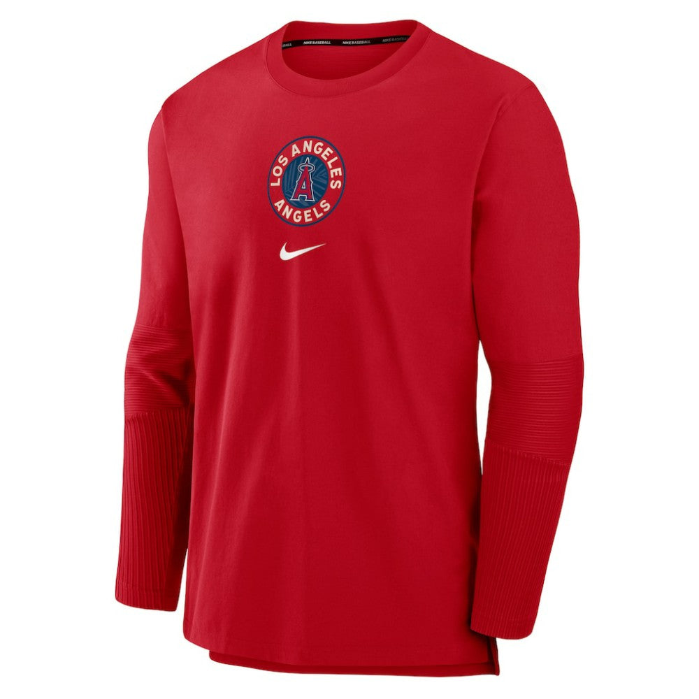 Los Angeles Angels Nike Authentic Collection Player Dri-FIT Lightweight Pullover - MLB