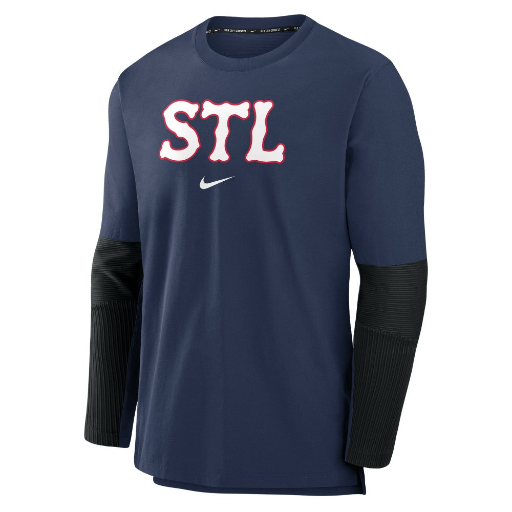 St. Louis Cardinals Nike Authentic Collection Player Dri-FIT Lightweight Pullover - MLB