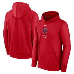 Los Angeles Angels Nike Authentic Collection City Connect Practice Performance Pullover Hoodie - MLB