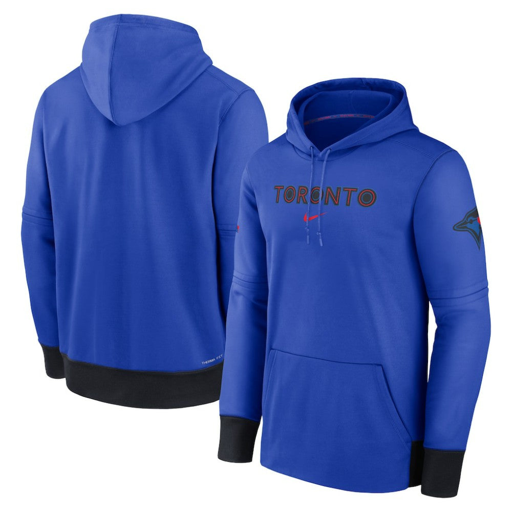 Toronto Blue Jays Nike 2024 City Connect Authentic Collection Practice Performance Pullover Hoodie - MLB