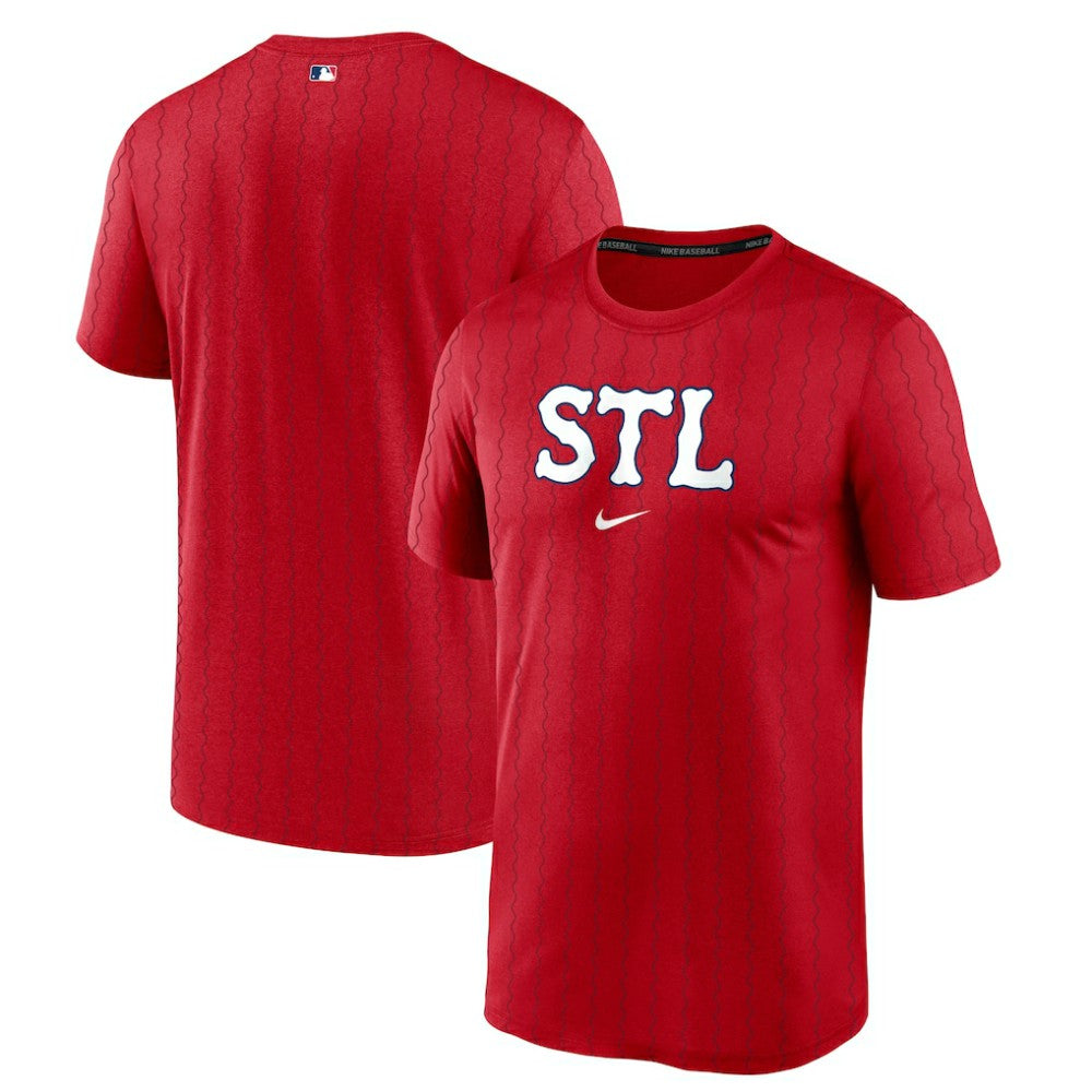 St. Louis Cardinals Nike 2024 City Connect Authentic Collection Practice Velocity Performance T-Shirt - MLB