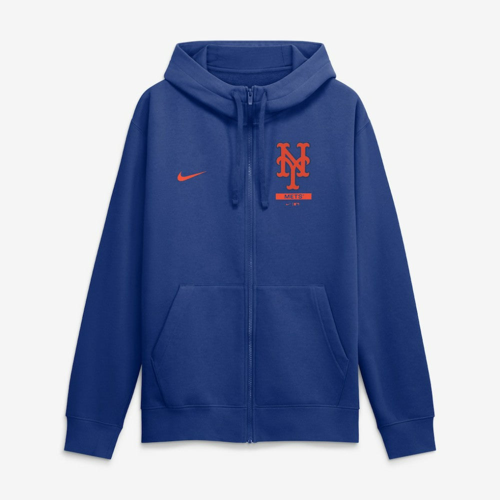 New York Mets Nike Primetime Lockup Full-Zip Hoodie - MLB