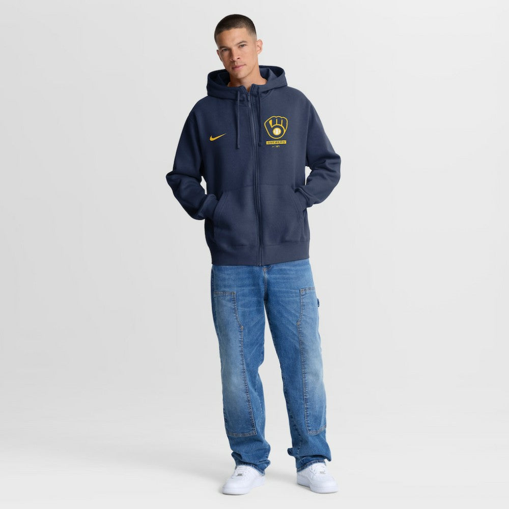 Milwaukee Brewers Nike Primetime Lockup Full-Zip Hoodie - MLB