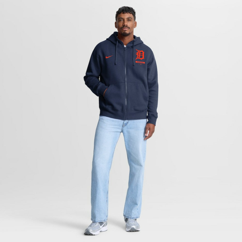 Detroit Tigers Nike Primetime Lockup Full-Zip Hoodie - MLB