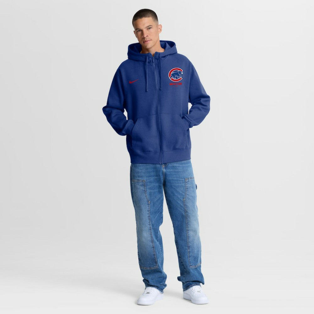 Chicago Cubs Nike Primetime Lockup Full-Zip Hoodie - MLB