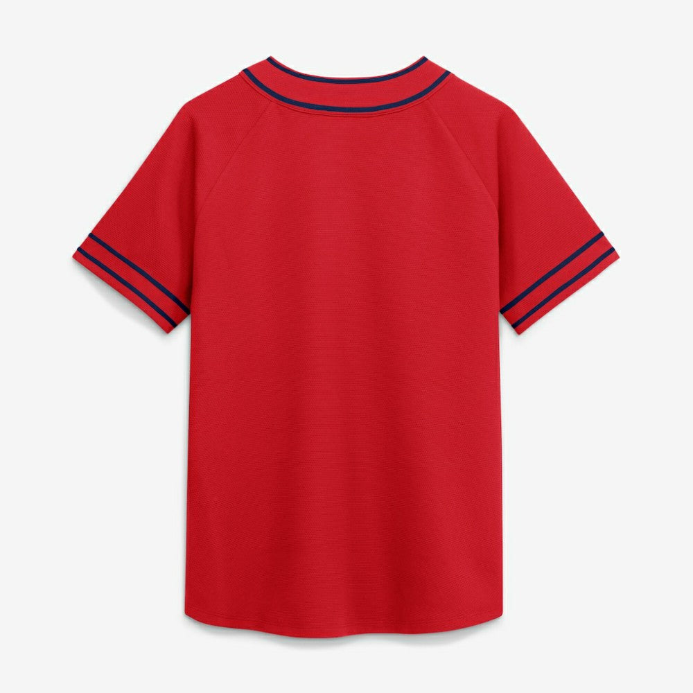 Washington Nationals Fanatics Women's Diva Race Ahead Raglan V-Neck T-Shirt - MLB
