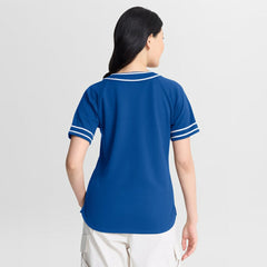Los Angeles Dodgers Fanatics Women's Diva Race Ahead Raglan V-Neck T-Shirt - MLB