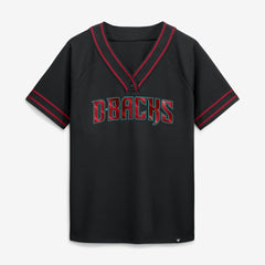 Arizona Diamondbacks Fanatics Women's Diva Race Ahead Raglan V-Neck T-Shirt - MLB