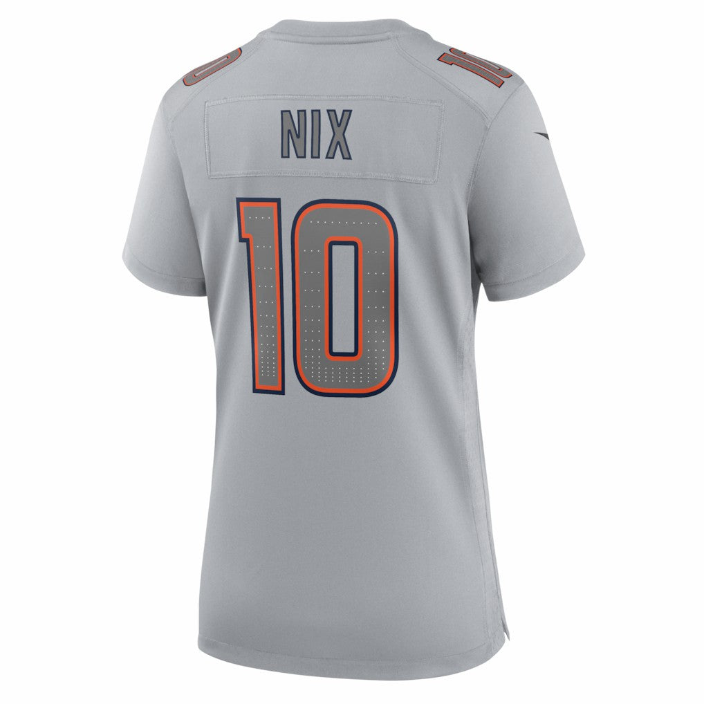 Bo Nix Denver Broncos Women's Fashion Atmosphere Fashion Game Jersey Gray | Nike for Sale