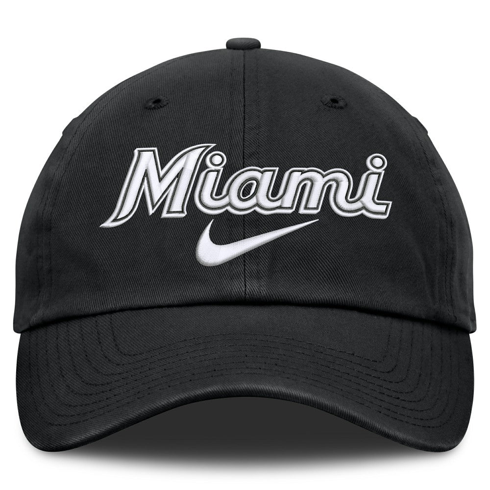 Miami Marlins Nike Primetime Club Adjustable Hat - MLB